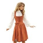 Eilfeld – Amber Flame Embroidered Midi Dirndl