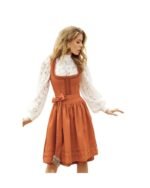 Eilfeld – Amber Flame Embroidered Midi Dirndl