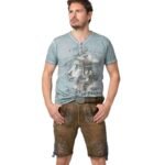 Ein Prosit Blue-Accent Lederhosen