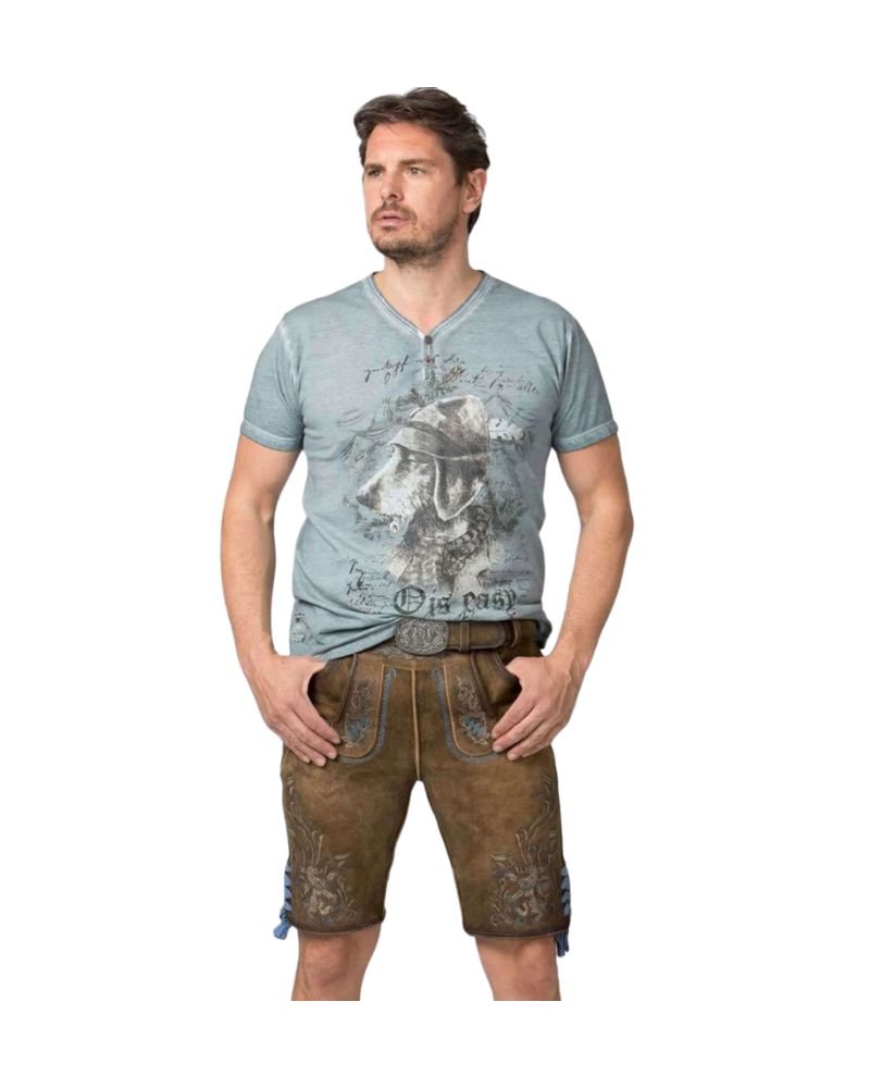 Ein Prosit Lederhosen Ein Prosit Blue-Accent Lederhosen