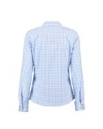 Theresien – Sky Blue Gingham Oktoberfest Shirt - Image 3