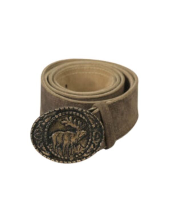 Rustic Tawny Lederhosen Belt