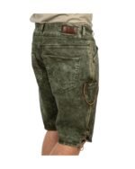 Benedikt Washed Green Denim Lederhosen - Image 6
