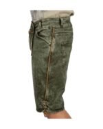 Benedikt Washed Green Denim Lederhosen - Image 5