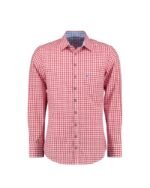 Regensburg Red Gingham Trachten Shirt