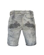 Garmisch Frost Grey Suede Lederhosen - Image 3