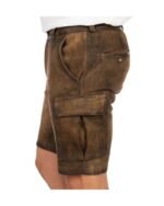 Inzell Mocha Cargo Lederhosen - Image 4