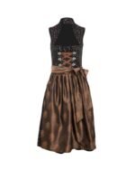 Helena Floral Dirndl in Black & Bronze