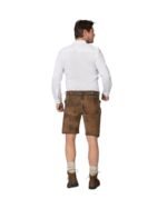 Salzburg Hazelnut-Brown Embroidered Lederhosen - Image 5