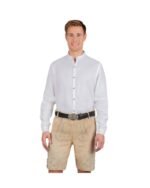 Cream Suede Lederhosen with Stag Embroidery