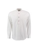 Ivory Band-Collar Oktoberfest Shirt – Berchtesgaden