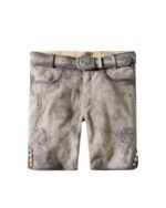Stone Mist Embossed Bavarian Lederhosen