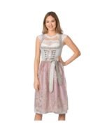 Jessica – Dusty Pink & Pearl Beige Lace Dirndl