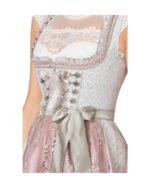 Jessica – Dusty Pink & Pearl Beige Lace Dirndl - Image 3