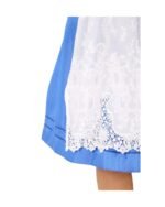 Amara – Royal Blue & Scarlet Lace Dirndl - Image 3