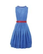 Amara – Royal Blue & Scarlet Lace Dirndl - Image 6