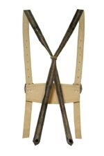 Lukas – Ash Olive Embroidered Bavarian Leather Suspenders - Image 2