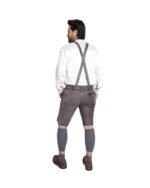 Ashenburg Slate – Bavarian Lederhosen with Vintage Embroidery - Image 5