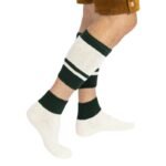 Ingolstadt – Oktoberfest White & Green Bavarian Loferl Socks