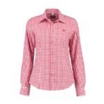 Monika – Red Gingham Oktoberfest Shirt for Women