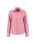 Monika – Red Gingham Oktoberfest Shirt for Women
