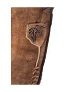 Norris Antique Saddle – Rugged Bavarian Leather Shorts - Image 3