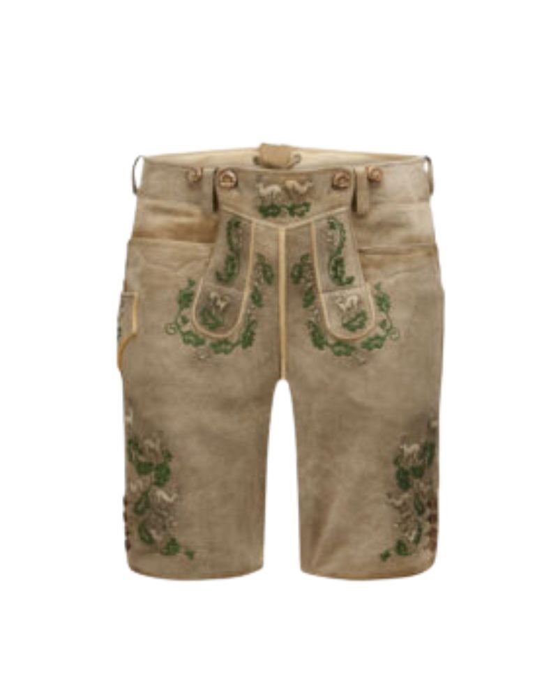 Ostarrichi Green Embroidery Lederhosen