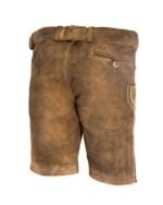 Passau Rich Umber Brown Traditional Lederhosen - Image 4
