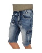 Benedikt Alpine Denim Blue Lederhosen - Image 6