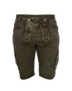 Ralko Tannenschwarz Denim Lederhosen