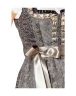 Erlensee – Silver Lace Dirndl with Satin Ribbon Finish - Image 3