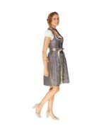 Erlensee – Silver Lace Dirndl with Satin Ribbon Finish - Image 2