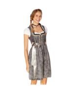 Erlensee – Silver Lace Dirndl with Satin Ribbon Finish - Image 5