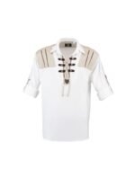 Mittenwald Alpine Lace-Up Trachten Shirt - Image 2