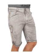 Richard Glacier Ash Denim Lederhosen - Image 3