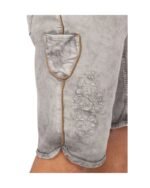 Richard Glacier Ash Denim Lederhosen - Image 5