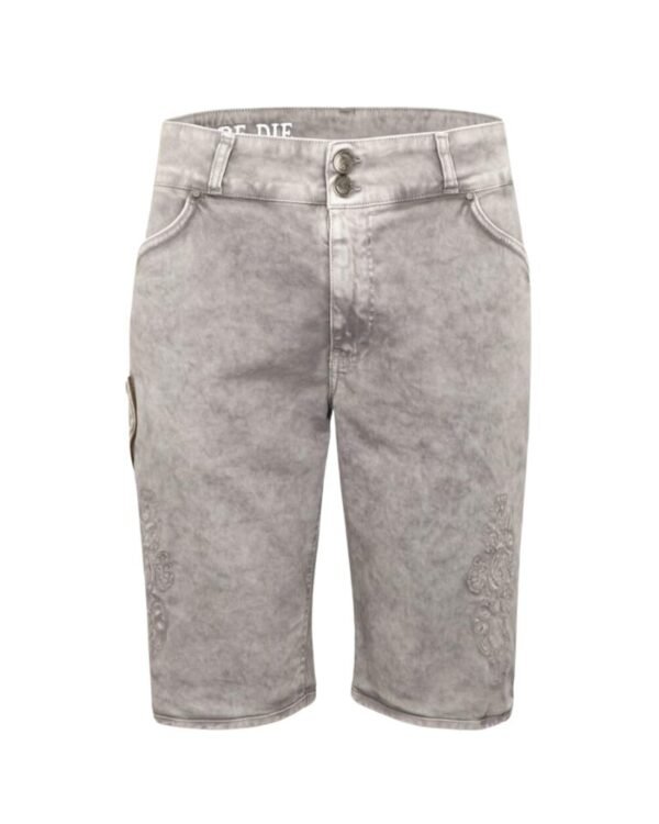 Richard Denim Lederhosen Short