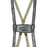 Regensburg Frosted Slate Lederhosen Suspender