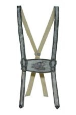 Regensburg Frosted Slate Lederhosen Suspender
