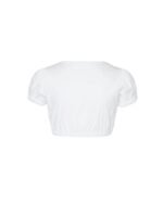 Short Sleeve Cotton Dirndl Blouse- Blouse Selma