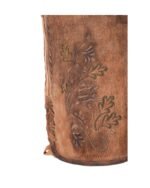 Tegernsee Antique Walnut Brown Oakleaf Lederhosen - Image 3