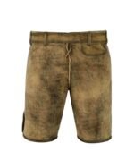 Altdorf Walnut Brown Bavarian Goat Suede Lederhosen - Image 4