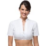 Hannelore – Pure White Button-Front Dirndl Blouse