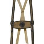 Matthias – Umber Brown Bavarian Leather Suspender