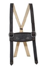 Ludwig Ravenchar Brown Bavarian Suspender – Smoky Alpine Craft