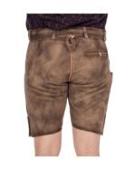 Bamberg Tobacco Brown Traditional Suede Lederhosen - Image 4