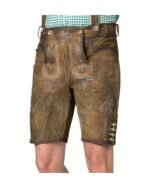 Vintage Bavarian Embroidered Lederhosen - Image 5
