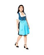 Altmünster Azure Dirndl with Embroidered Bodice - Image 5