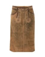 Vintage Brown Women Bavarian Skirt-Anna Skirt