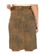 Vintage Brown Women Bavarian Skirt-Anna Skirt - Image 5